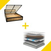 Купити Осінній цінопад: Ліжко Loft з п. м. + Матрац Honey у Вінниці