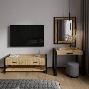 Купити Тумба Loft 1400 + Стіл Loft 1Ш + Дзеркало Loft у Вінниці