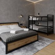 Купити Ліжко Loft 160 + Тумба приліжкова Loft 2 шт. +  Ліжко Loft двоярусне у Вінниці