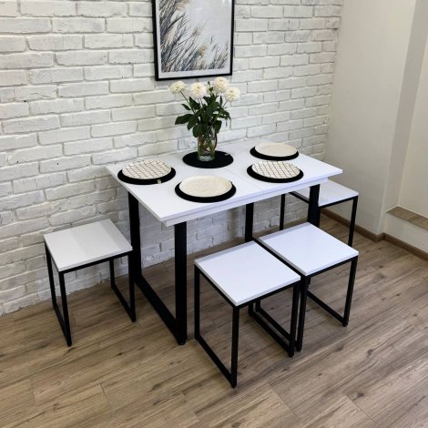 Купити Стіл EDGAR + 4 Табурети LOFT у Вінниці
