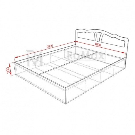 Купить Кровать 160 Aura 1640х2040х900 в Виннице