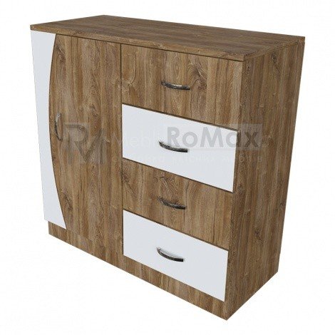 Купити Комод 1ф1д4ш Luna 900х900х400 у Вінниці