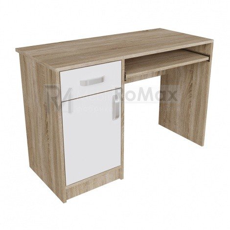 Купити Стіл комп'ютерний 110 White Mix 1100х750х500 лівий у Вінниці
