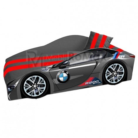 Купить Кровать BMW Елит Е-1 без мех. 1700х800 мягкий спойлер+подушка в Виннице