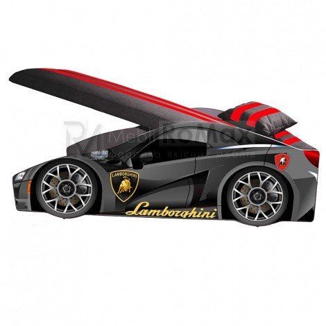 Купить Кровать Lamborghini Елит Е-3 без мех. 1740х836 мягкий спойлер+подушка в Виннице