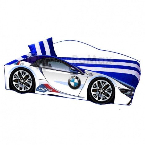 Купить Кровать BMW Елит Е-1 без мех. 1570х736 мягкий спойлер+подушка в Виннице