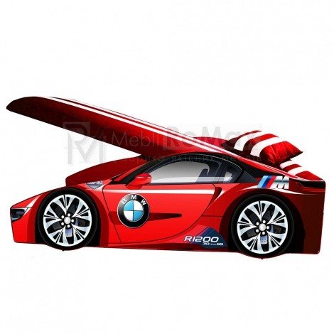 Купить Кровать BMW Елит Е-1 без мех. 1570х736 мягкий спойлер+подушка в Виннице