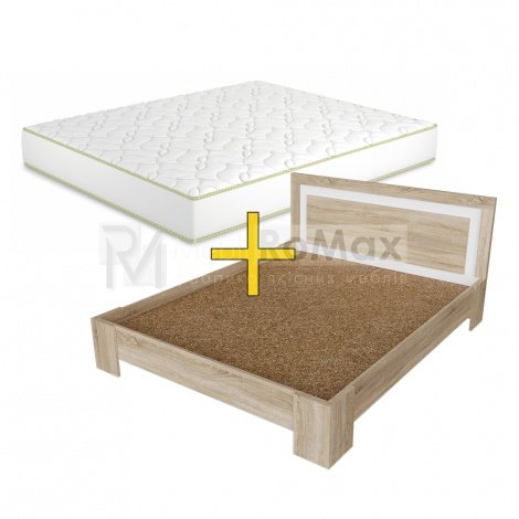 Купить Кровать открытая White Mix + Матрас Kozak (160х200) в Виннице