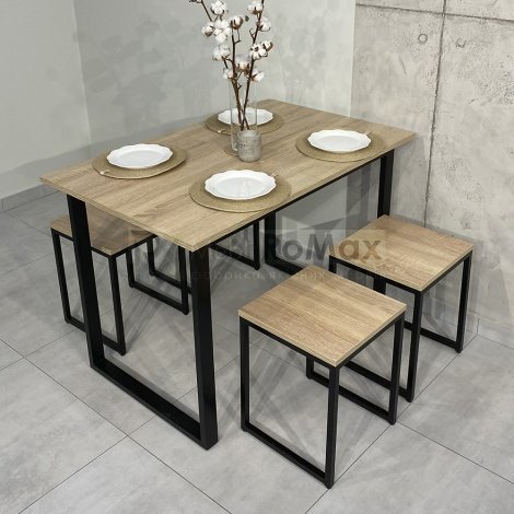 Купити Стіл SHERWOOD + 4 Табурети LOFT у Вінниці