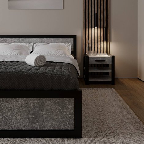 Купити Ліжко Loft + Тумба приліжкова Loft 2 шт. у Вінниці
