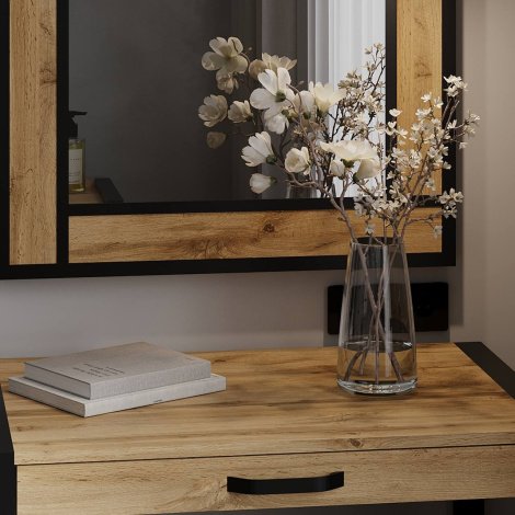 Купити Тумба Loft 1400 + Стіл Loft 1Ш + Дзеркало Loft у Вінниці