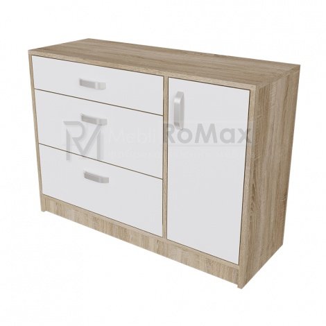 Купити Комод 1д3ш White Mix 1100х800х400 у Вінниці