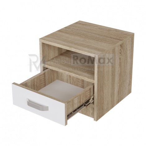 Купити Тумба приліжкова 1ш White Mix 400х400х400 у Вінниці